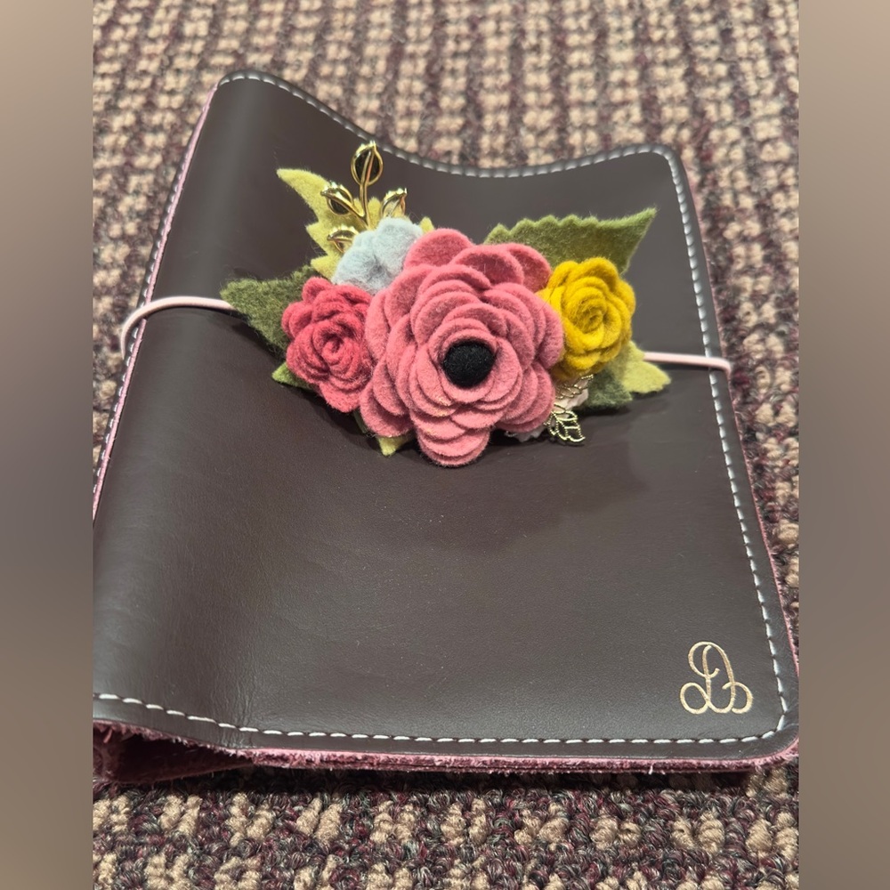 Foxy Fix Brown Leather Notebook Cover